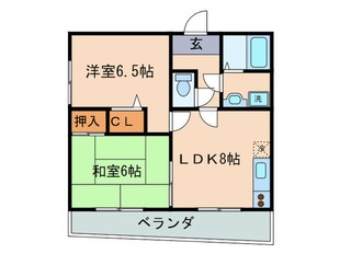 カーム瀬田の物件間取画像